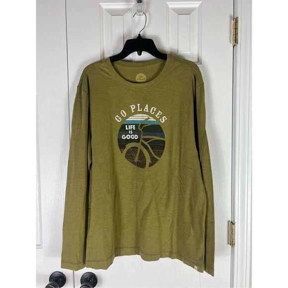 Life is Good Mens Shirt Size L - Picture 1 of 4